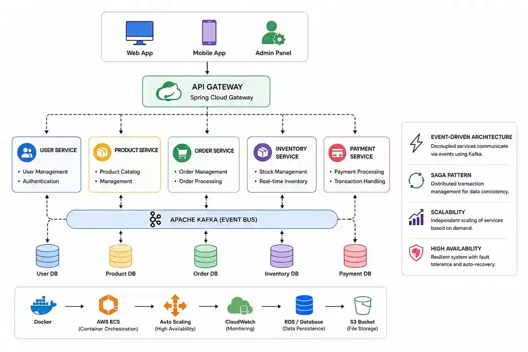 E-Commerce Backend Microservices